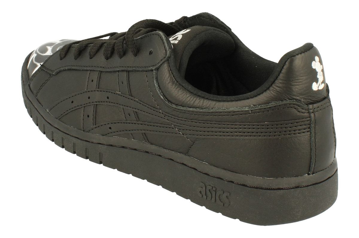 Leder-Sneaker mit Micky-Maus-Grafik