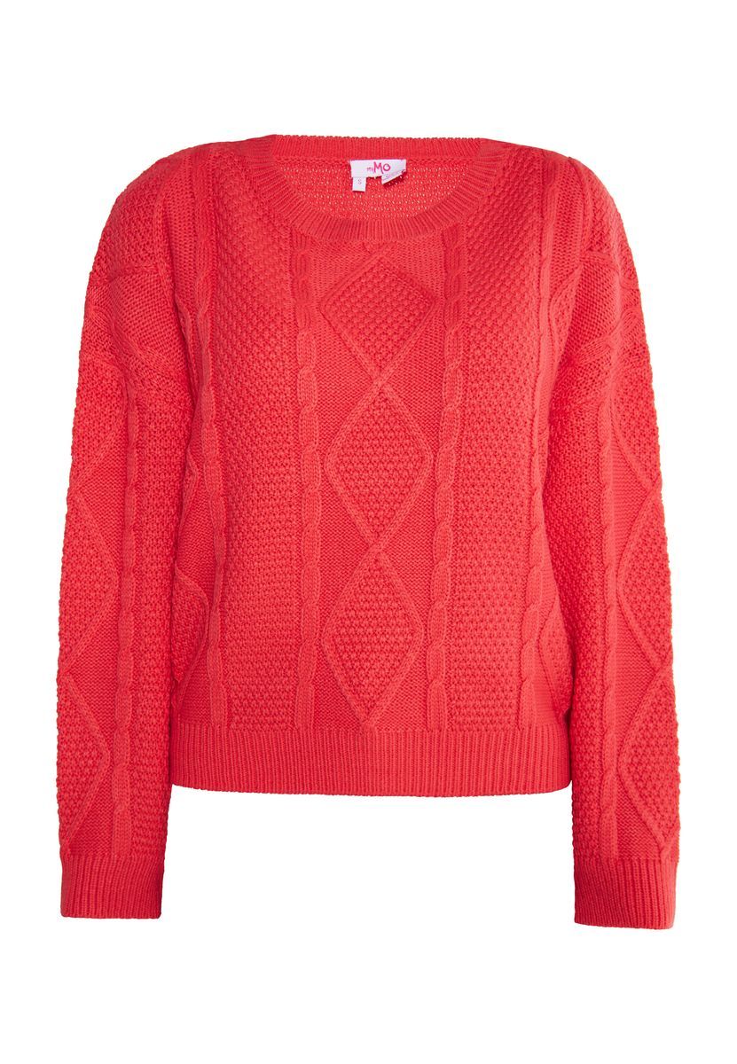 Damen Zopfstrick Pullover