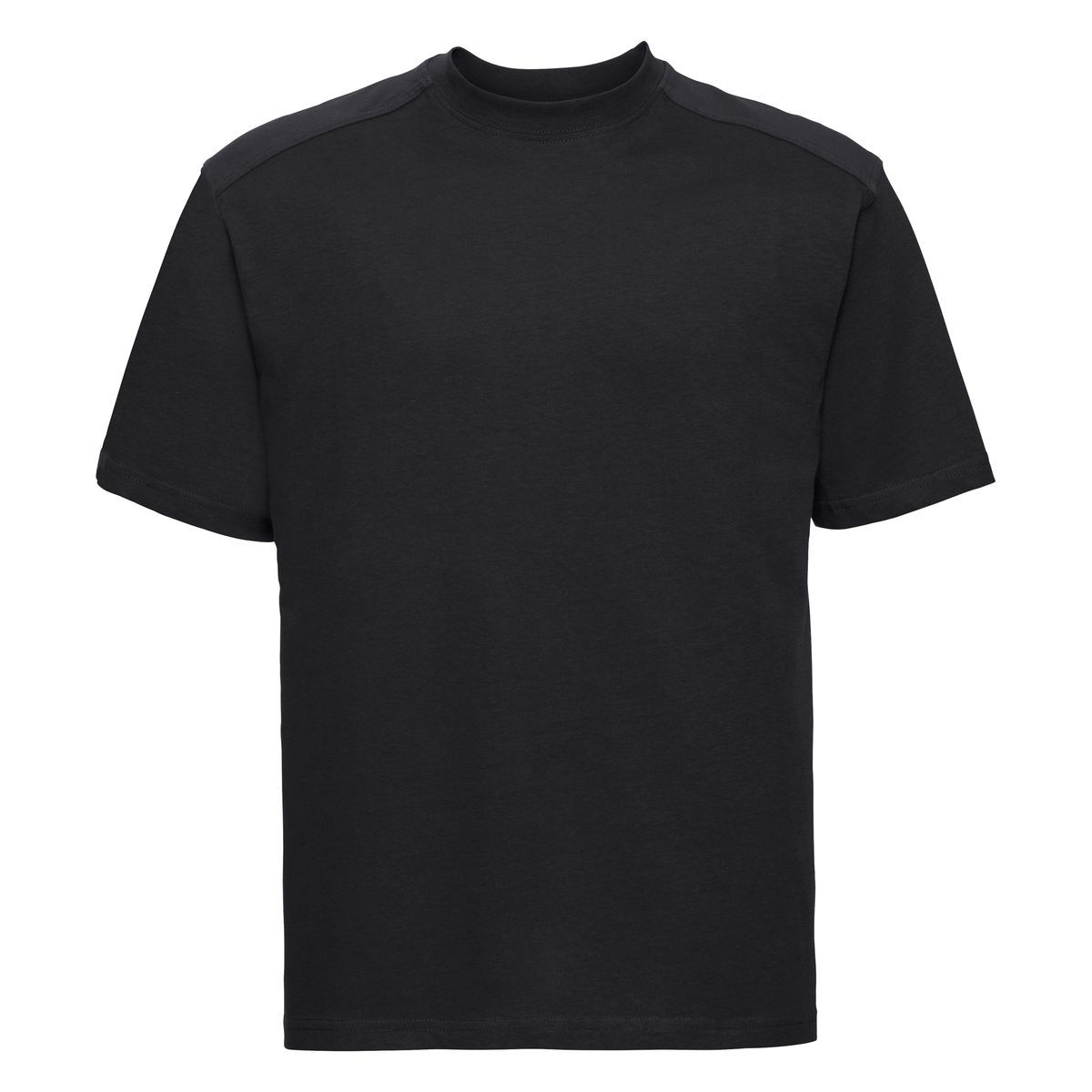 Russell Europe Herren T-Shirt mit kurzen Ärmeln aus Baumwolle (Schwarz)
