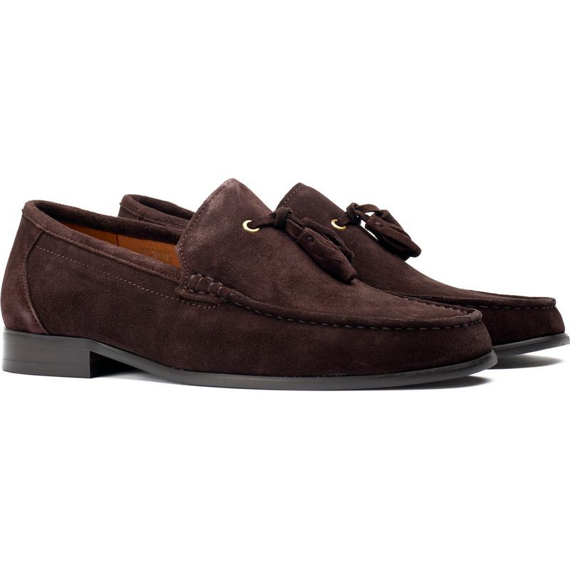 Klassische Wildleder-Tasselloafer