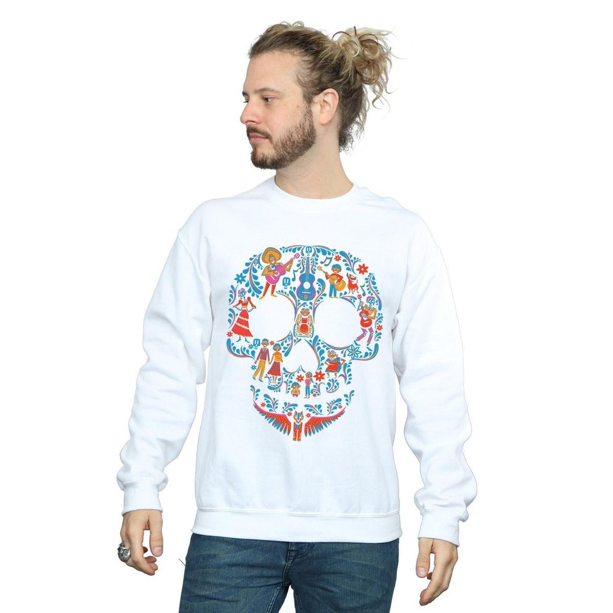 Coco Totenkopf Grafik-Sweatshirt aus Baumwolle