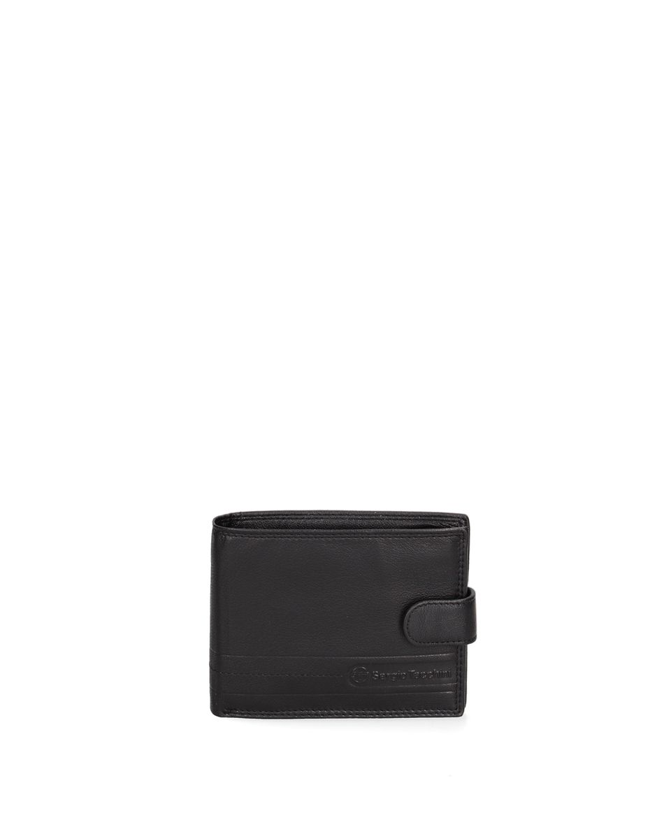 Klassische Bifold-Ledergeldbörse für Herren