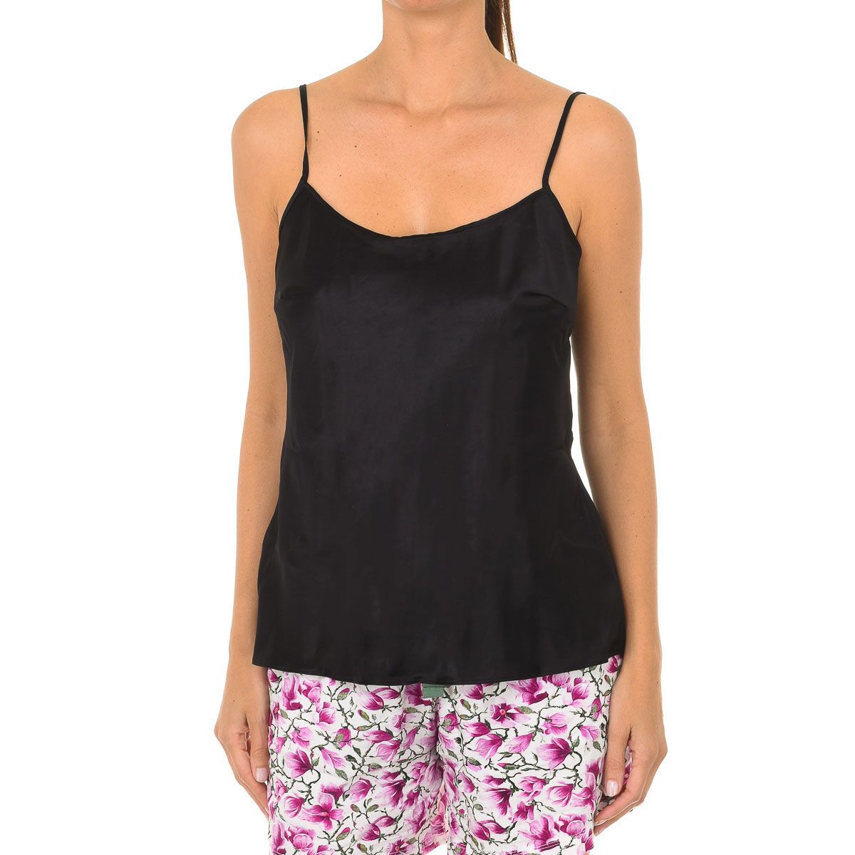 Satin-Cami-Top mit Spaghettiträgern