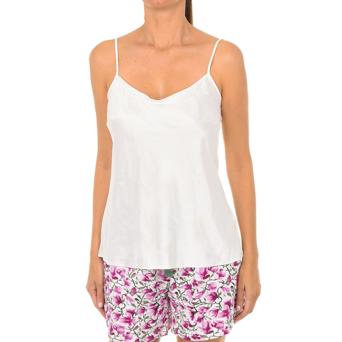 Satin-Cami-Top mit Spaghettiträgern