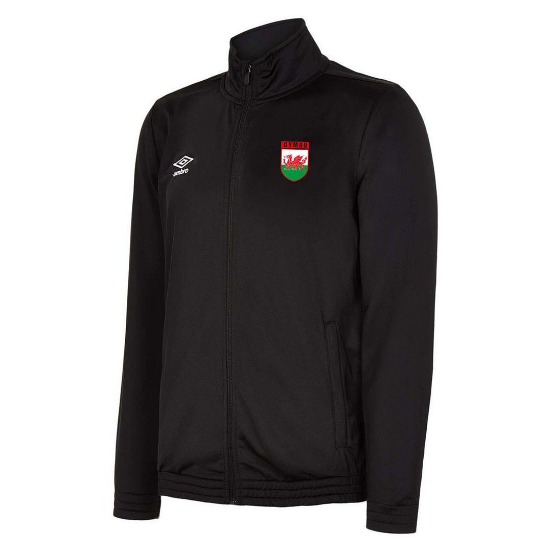 Umbro Wales Tricot Herren Black Track Jacke