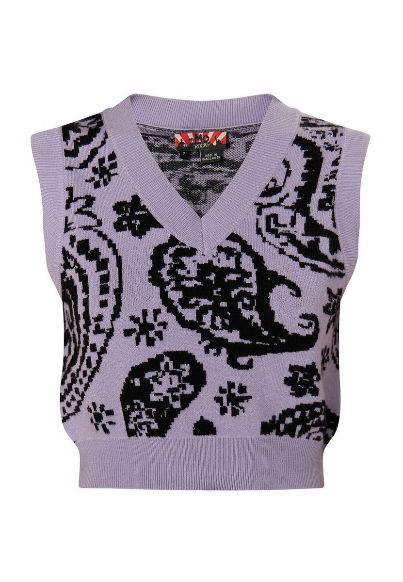 Mymo strickpullunder Damen violett
