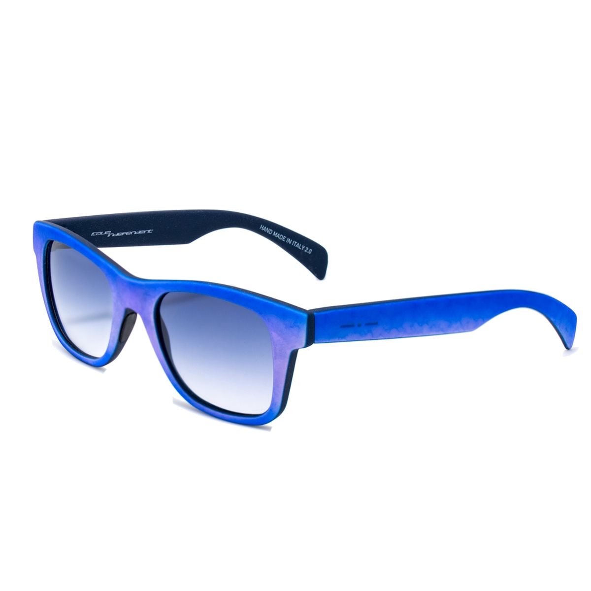 Eckige braune Unisex-Sonnenbrille