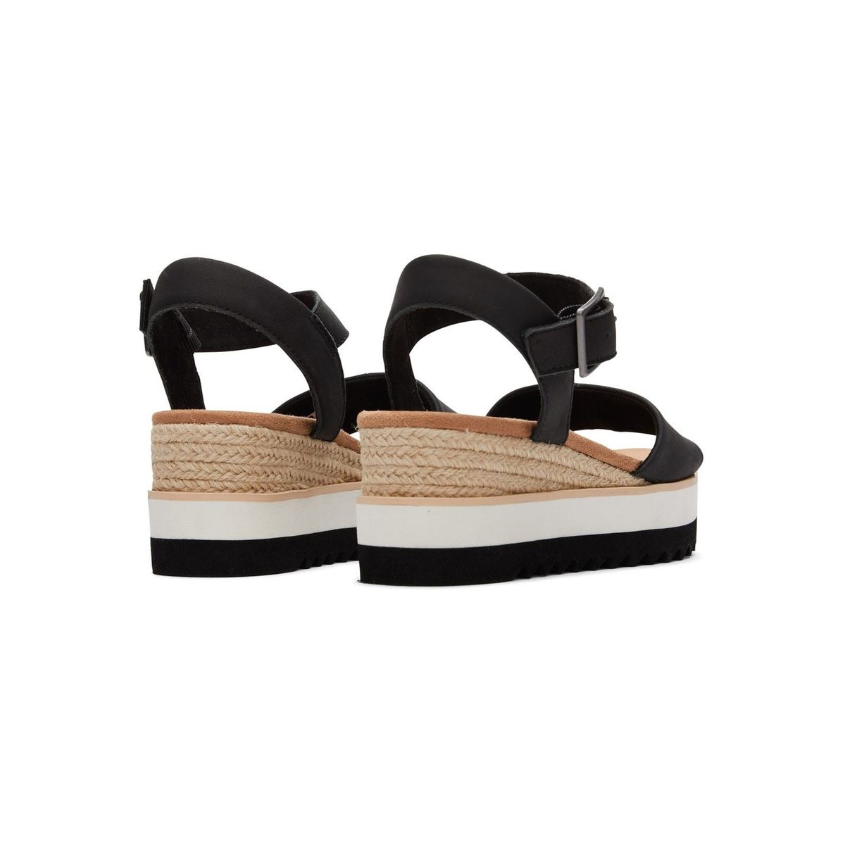 Plateau-Keilsandalen aus Leder