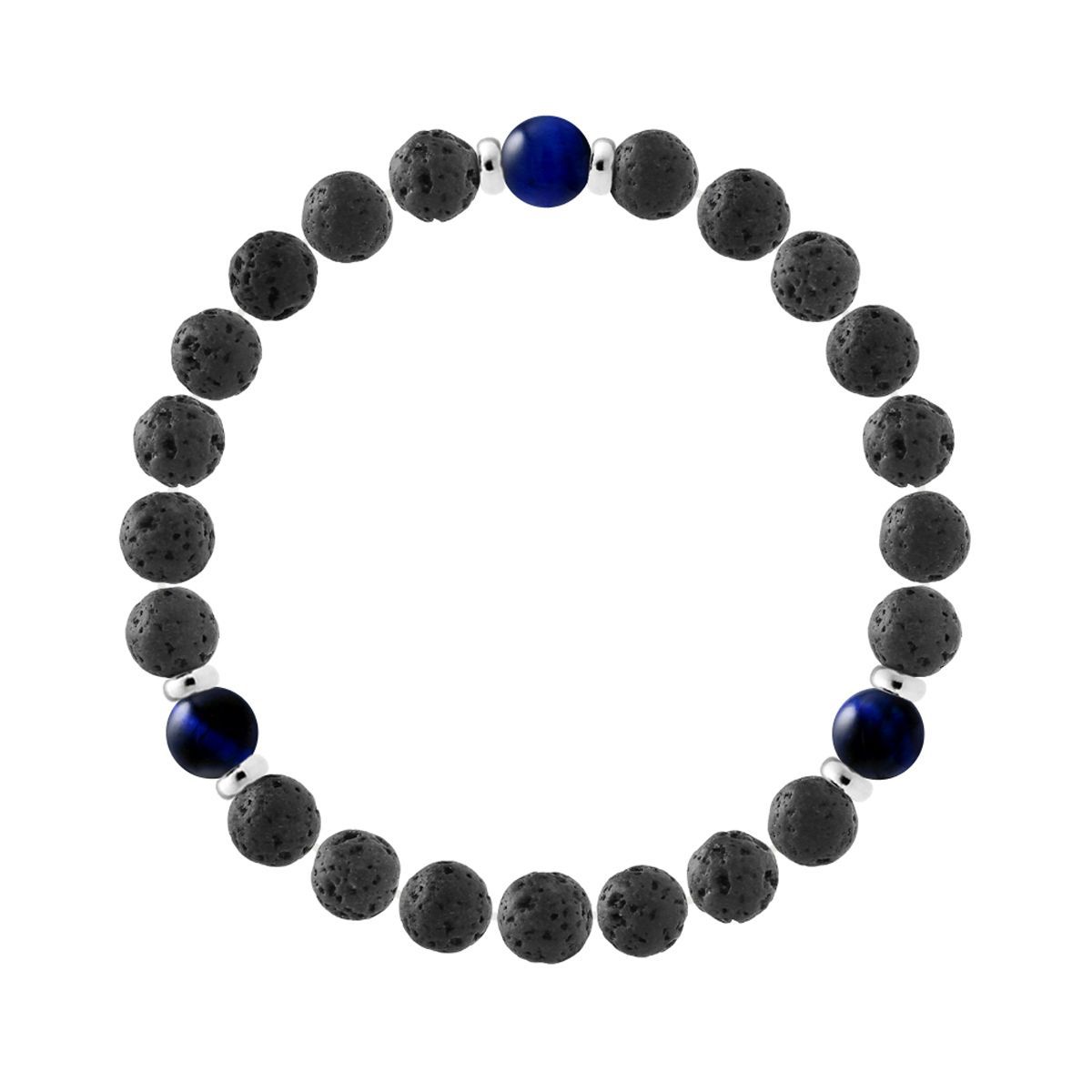 Lavastein Perlenarmband