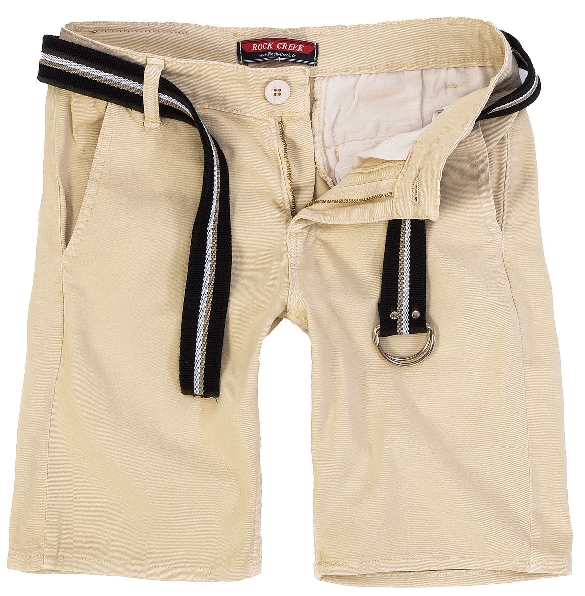 Herren Chino Shorts mit Gürtel