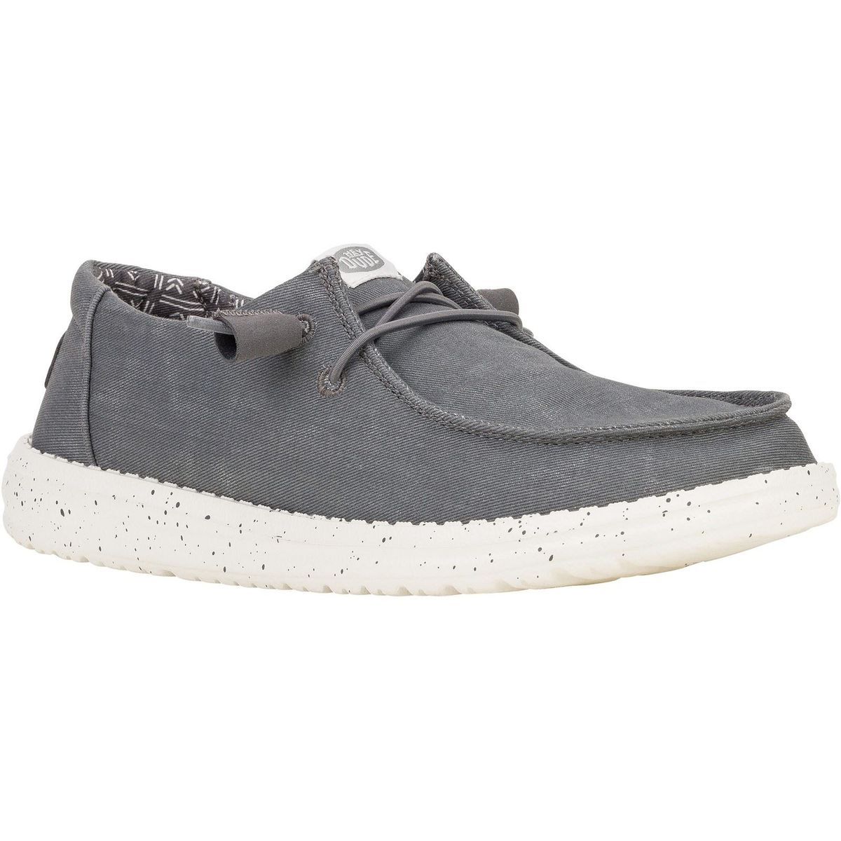 HEYDUDE Wendy Canvas 100% Baumwolle Damen Dunkelgrau Loafers