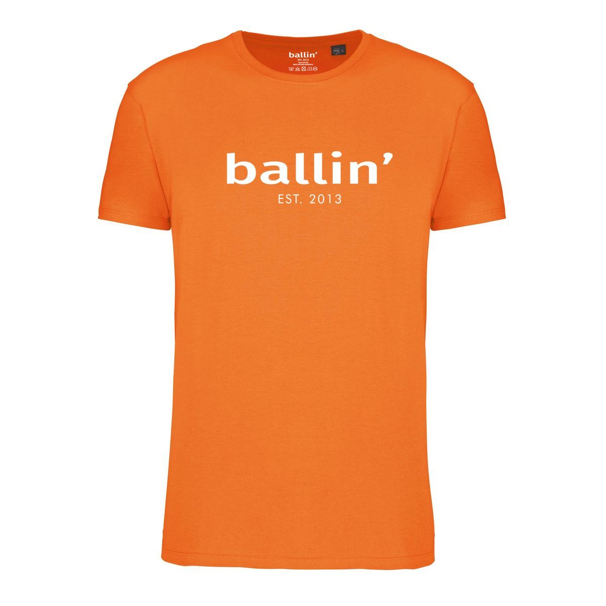 Klassisches Kurzarm-T-Shirt mit Rundhalsausschnitt