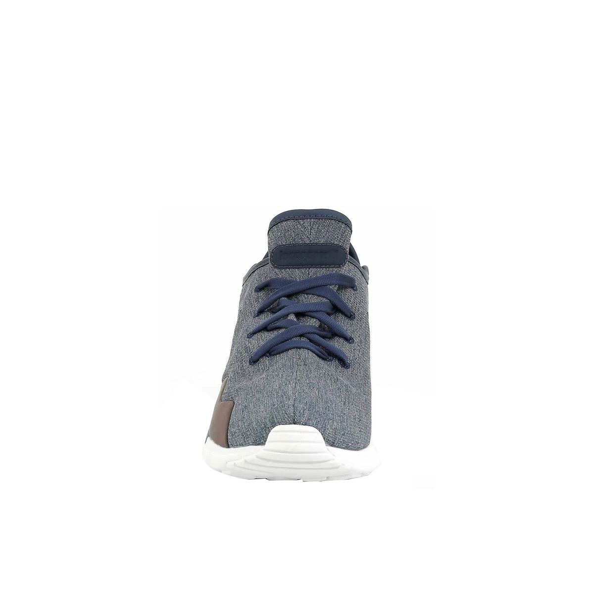 Strukturierte zweifarbige Low-Top-Sneaker