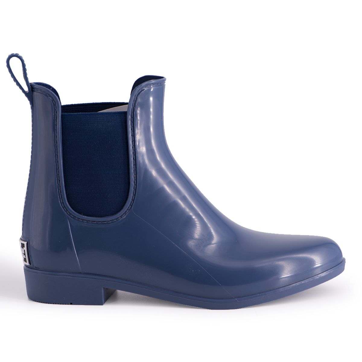 Glänzende wasserdichte Chelsea-Regenstiefel