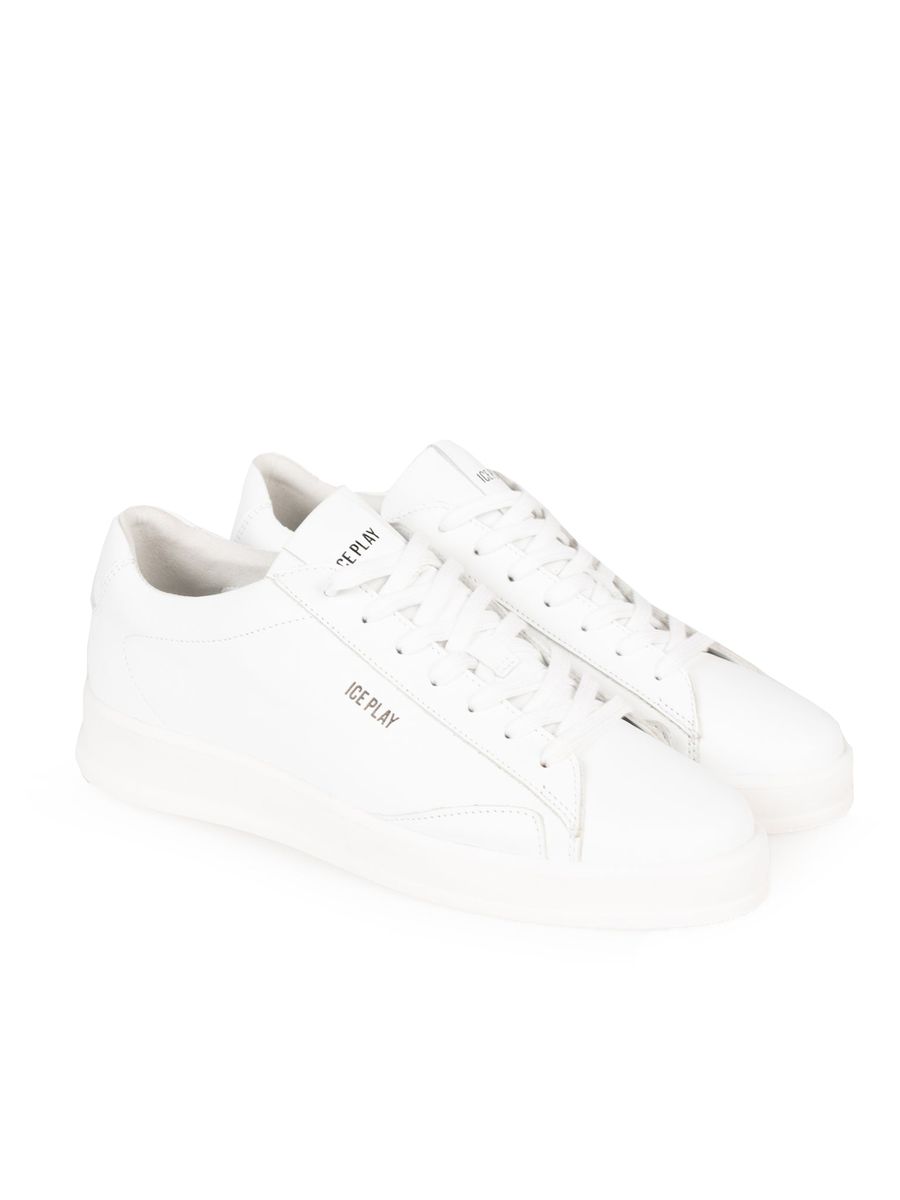 Klassische Leder-Sneaker zum Schnüren