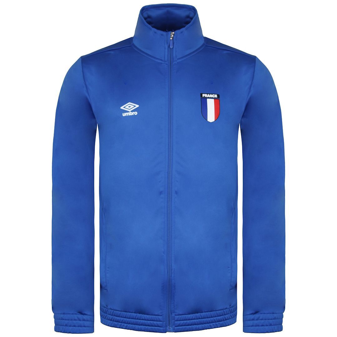Frankreich Tricot Royalblaue Trainingsjacke