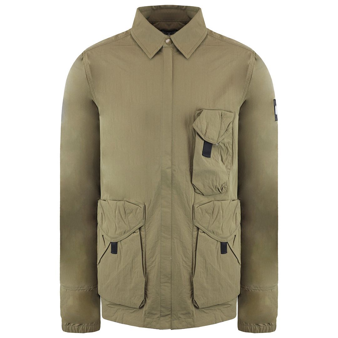 Herren Olivgrüne Feldjacke