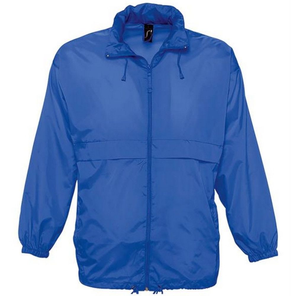 Unisex Leichtgewichtige Blaue Windjacke