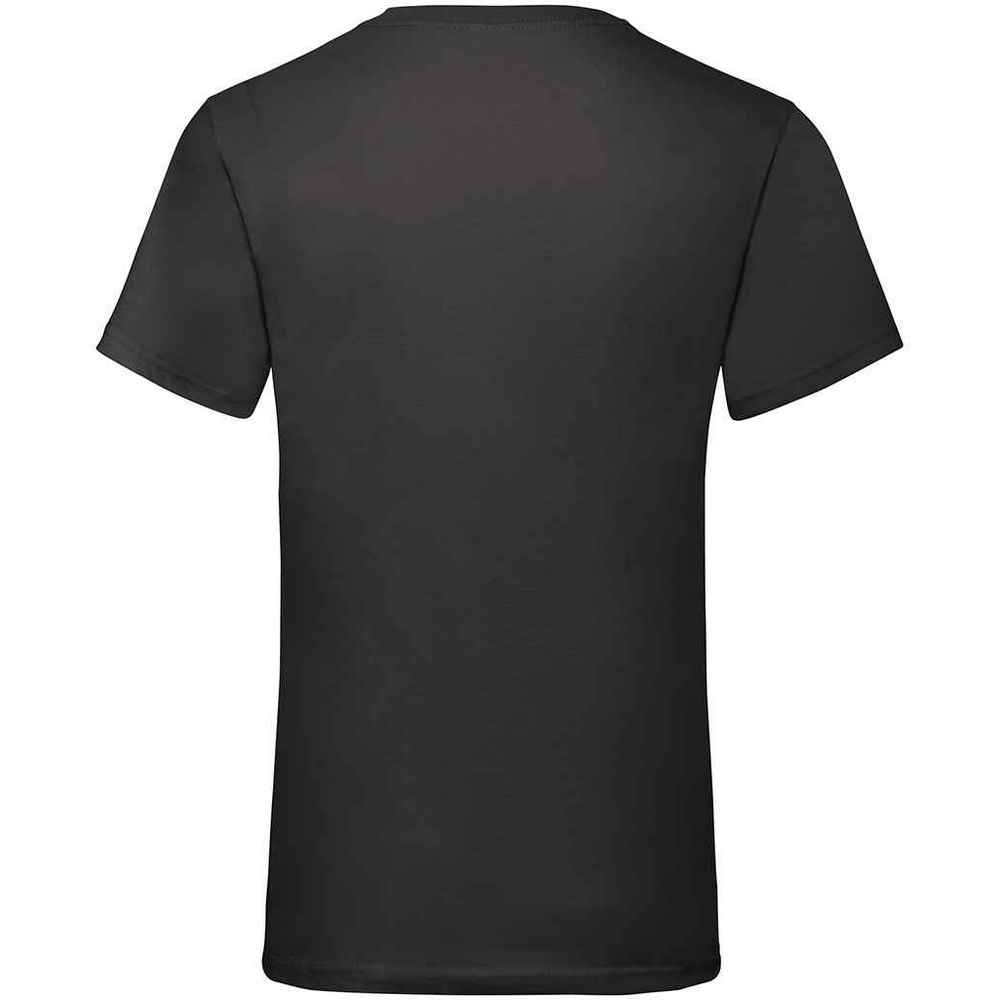 Klassisches Baumwoll-T-Shirt mit V-Ausschnitt