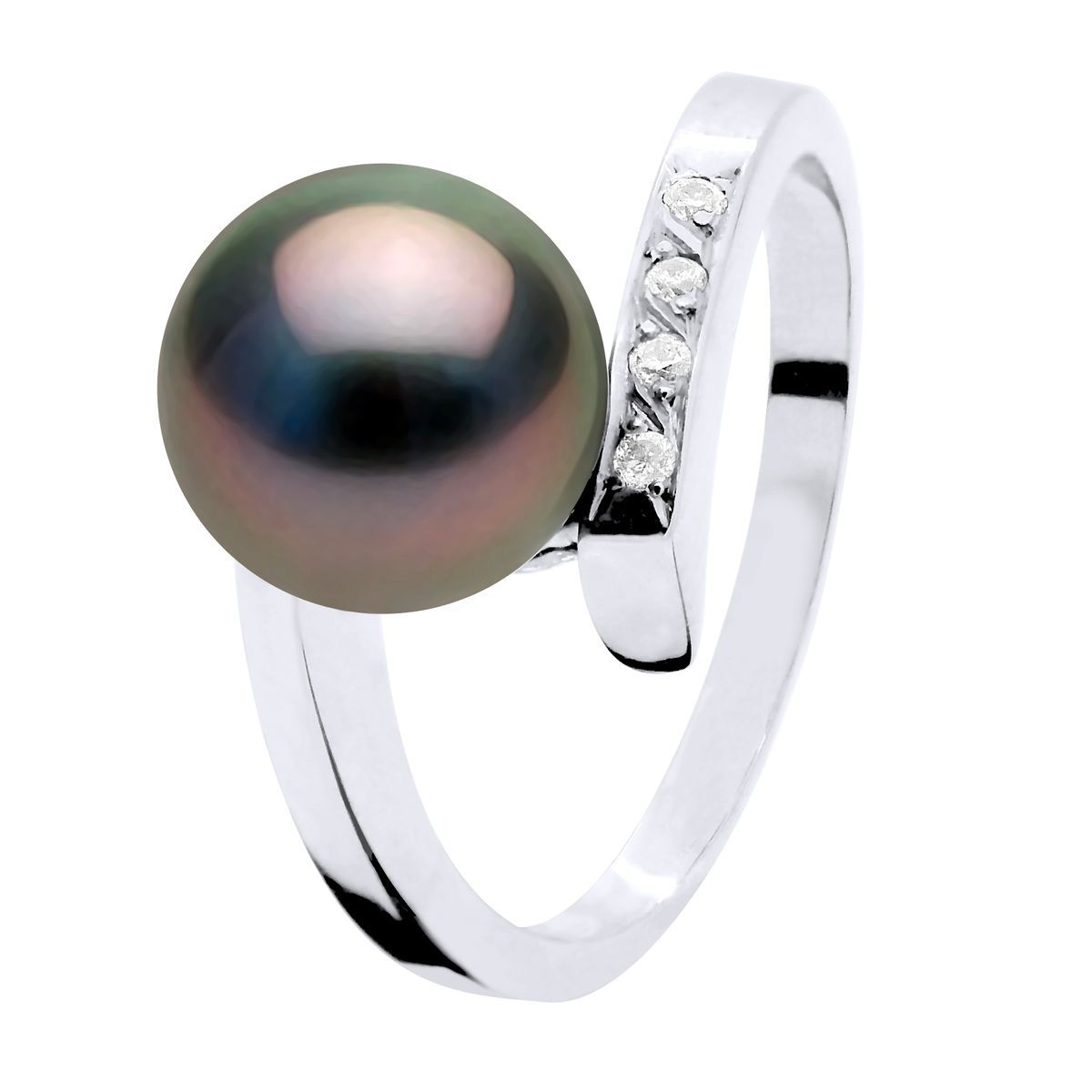 Eleganter Tahiti-Perlen Bypass-Ring