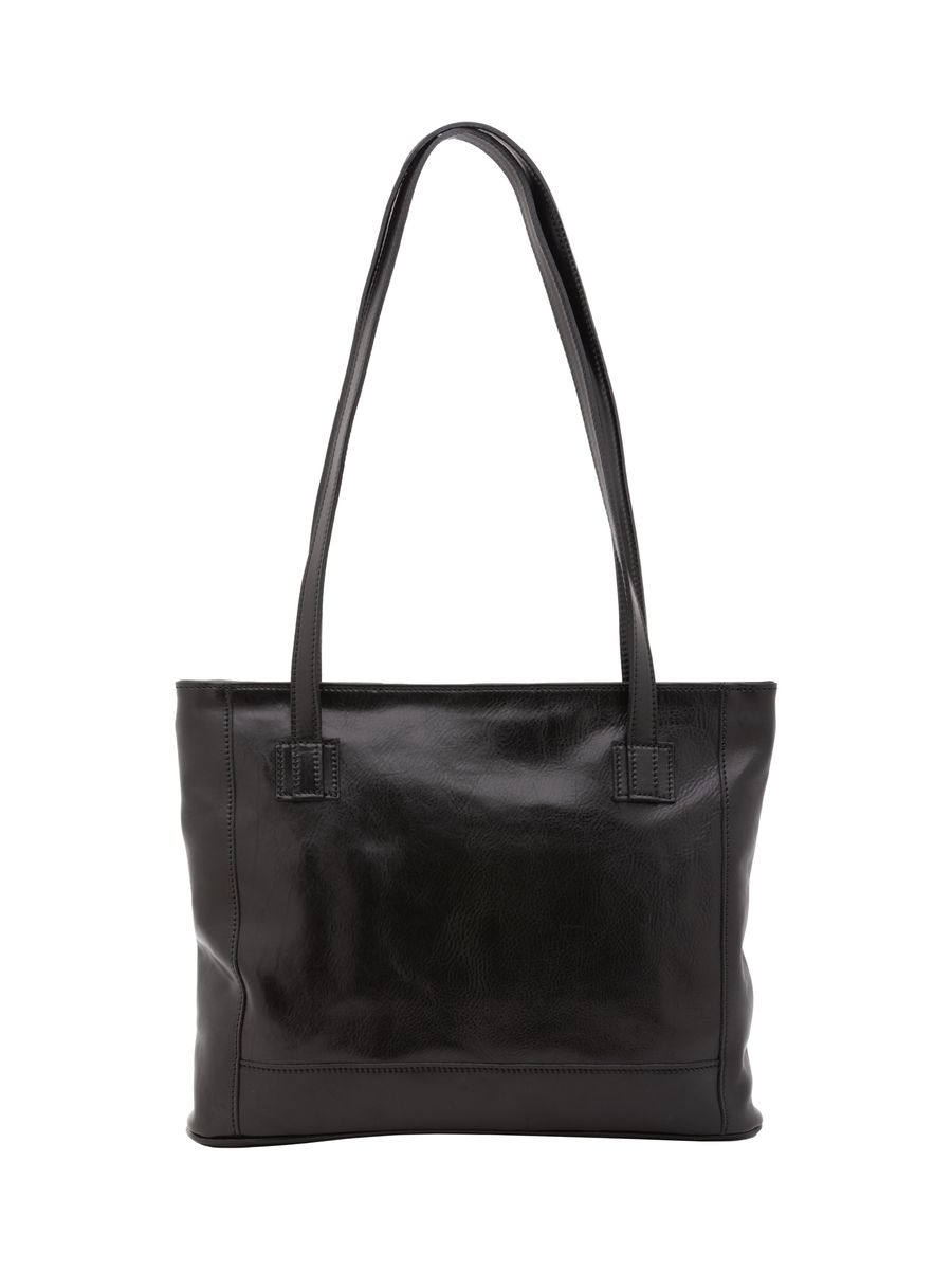 Elegante Leder Umhängetasche, Grün