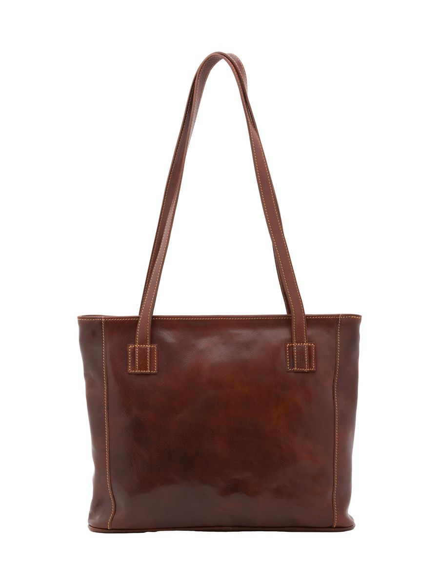 Elegante Leder Umhängetasche, Grün