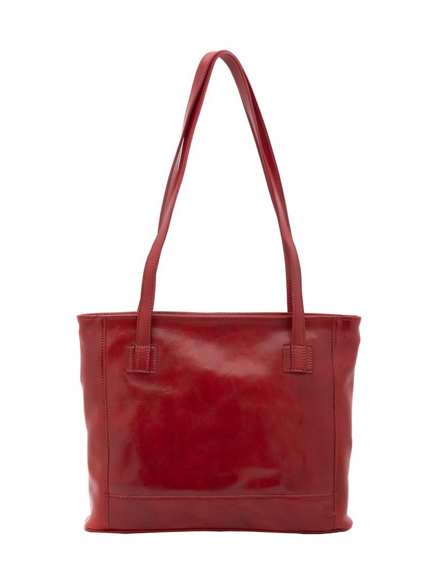 Elegante Leder Umhängetasche, Grün