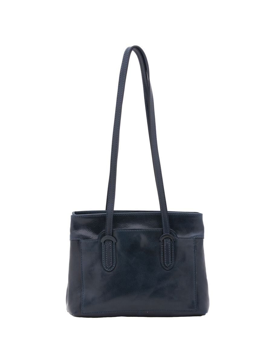 Elegante Leder Umhängetasche, Grün