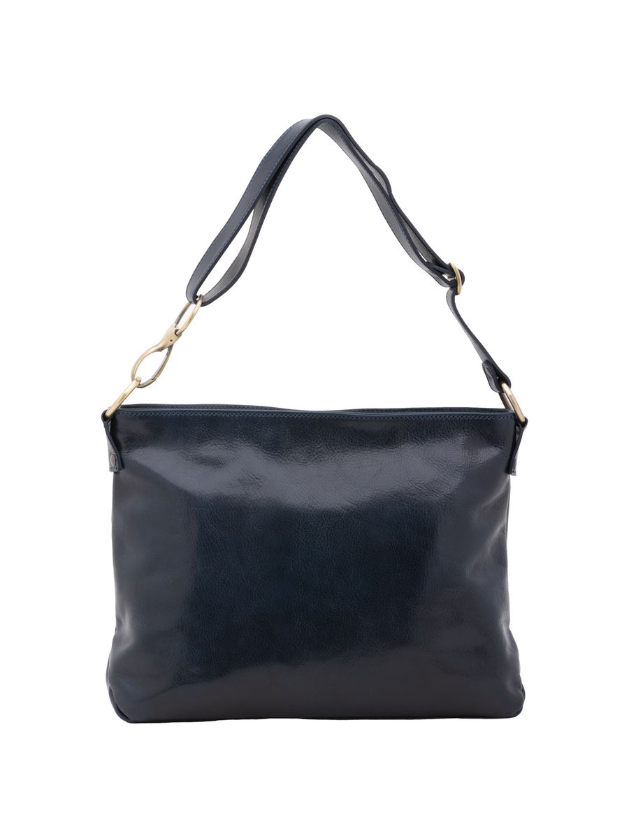 Elegante Leder Umhängetasche, Grün