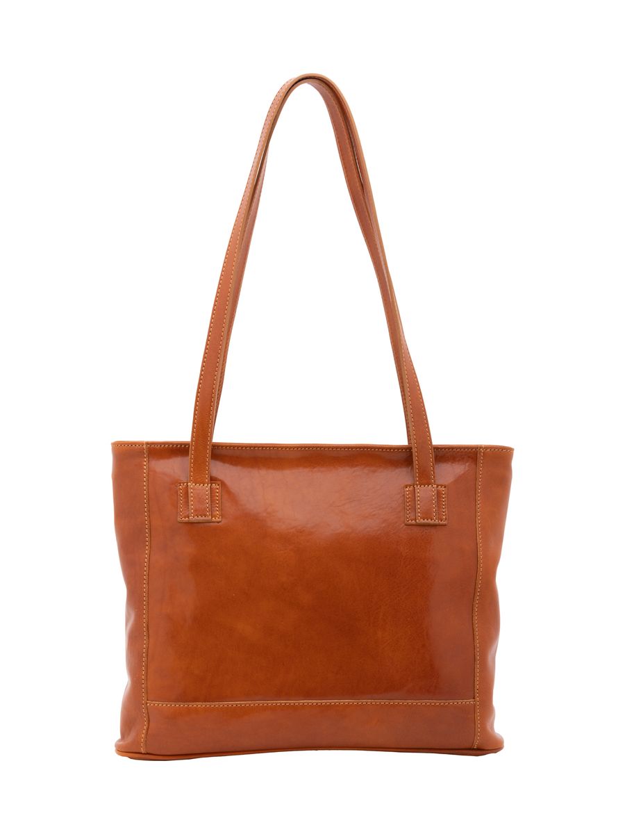 Elegante Leder Umhängetasche, Grün