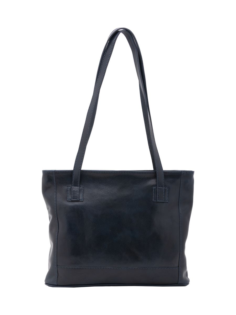 Elegante Leder Umhängetasche, Grün