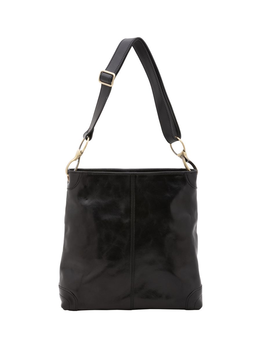 Elegante Leder Umhängetasche, Grün
