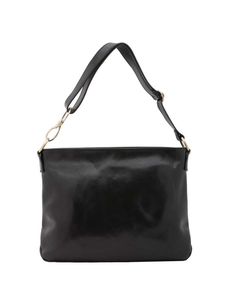 Elegante Leder Umhängetasche, Grün