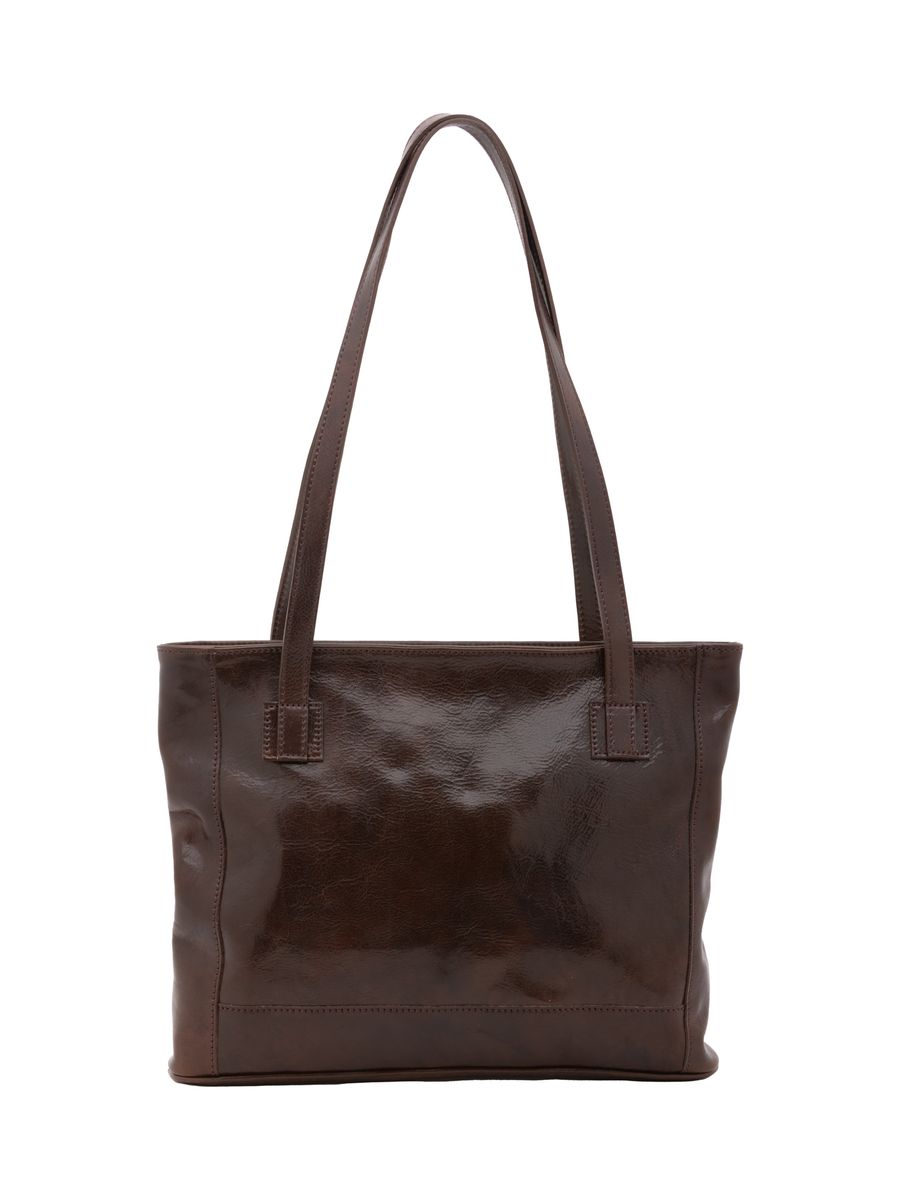 Elegante Leder Umhängetasche, Grün