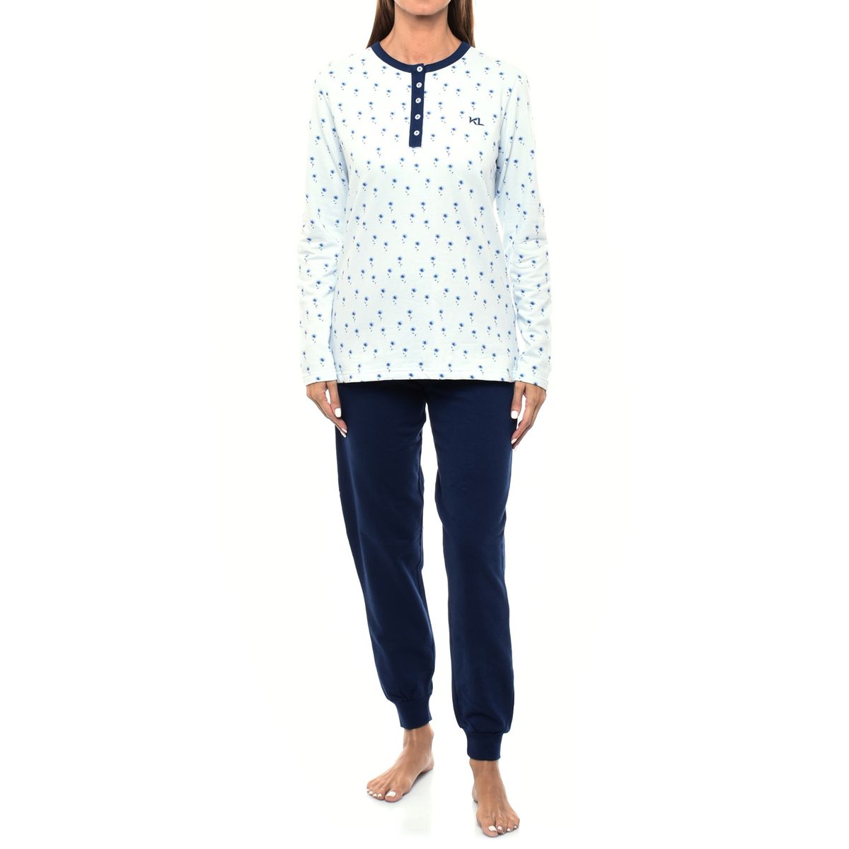 Plüschiger Winter-Pyjama für Damen