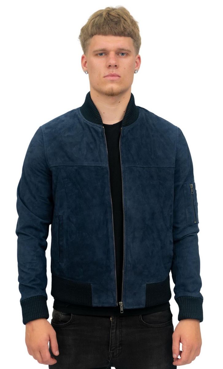Herren Wildleder Blousonjacke