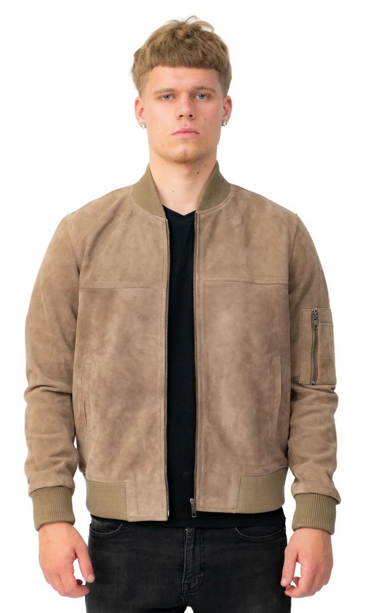 Herren Wildleder Blousonjacke