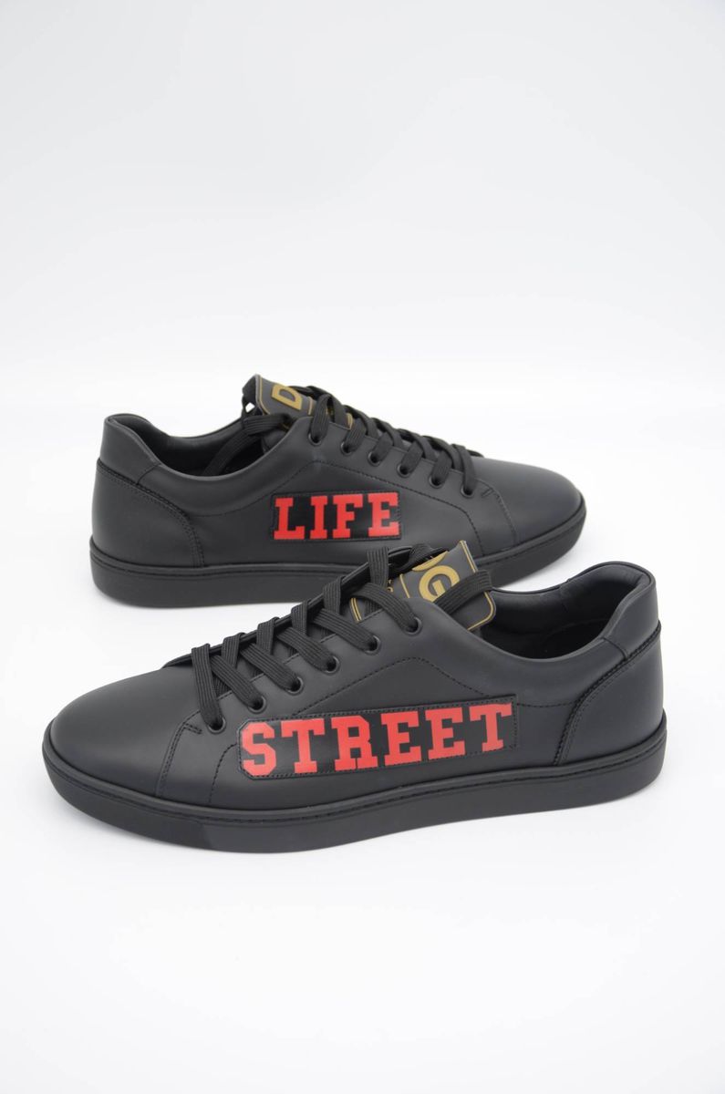 Herren Leder Low-Top Sneakers