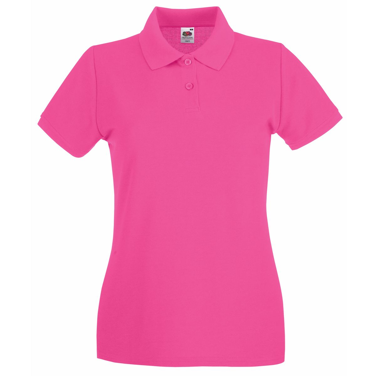Damen tailliertes Kurzarm-Poloshirt