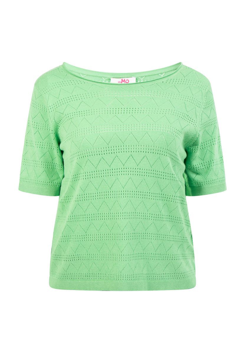 Mymo Strickpullover Damen hellgrün