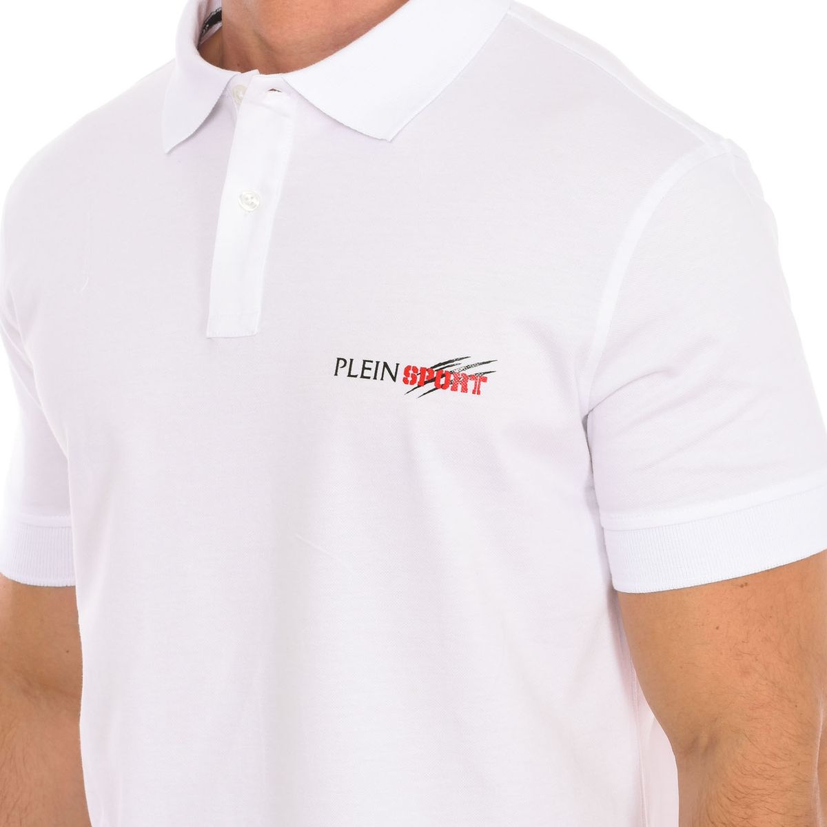 Sportliches Baumwoll-Polo mit Logo
