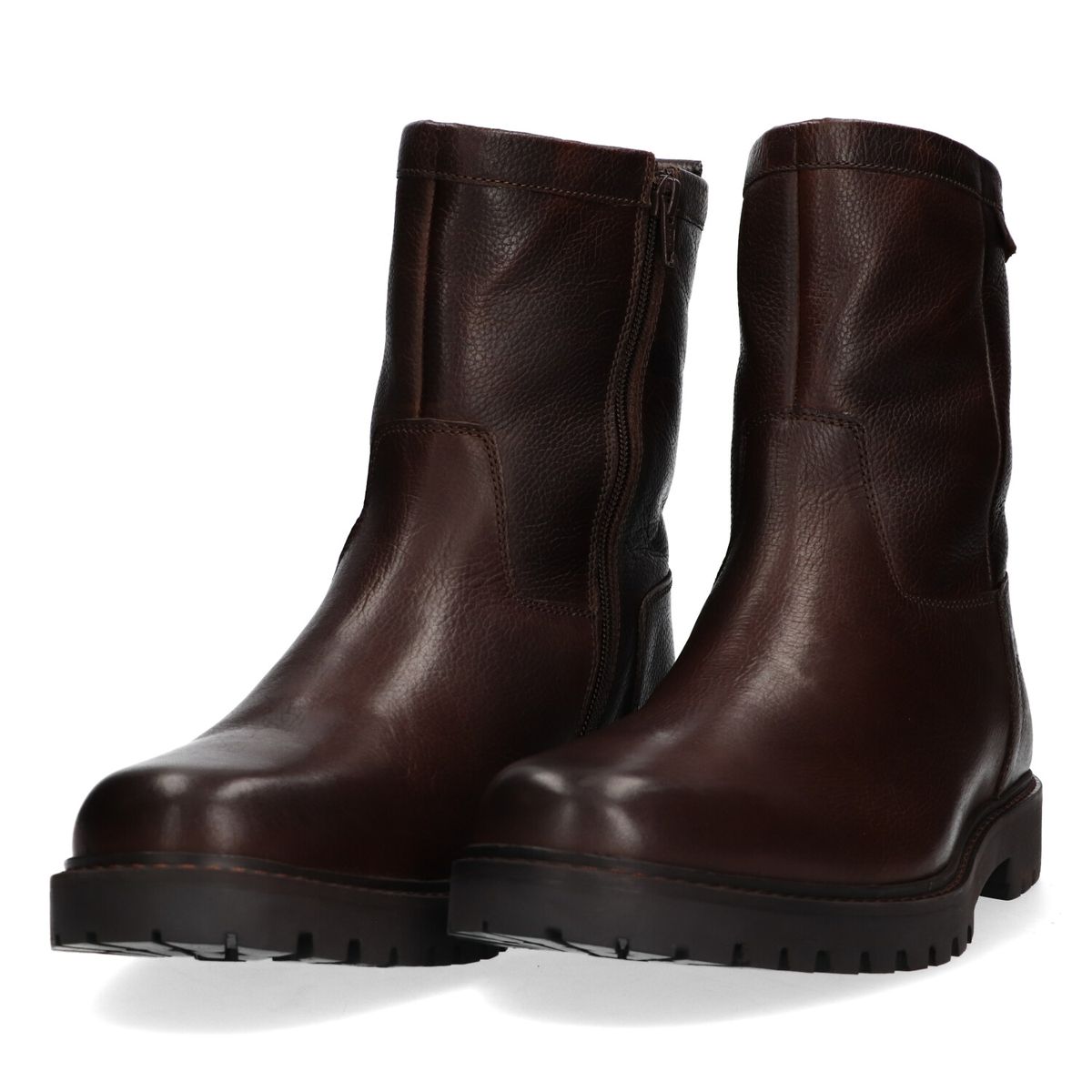 Robuste Leder-Stiefel zum Schlüpfen