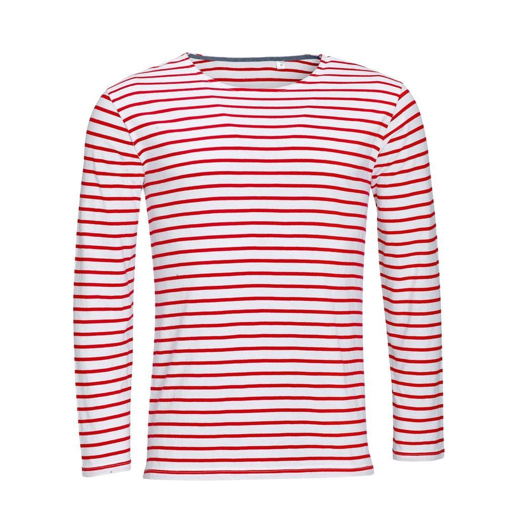 Gestreiftes Langarm-T-Shirt
