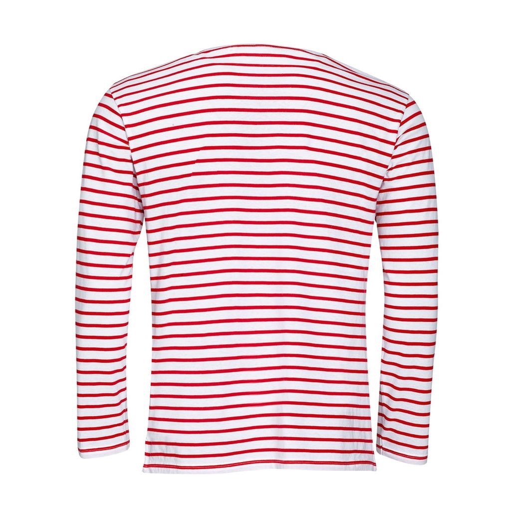 Maritimes Gestreiftes Langarmshirt