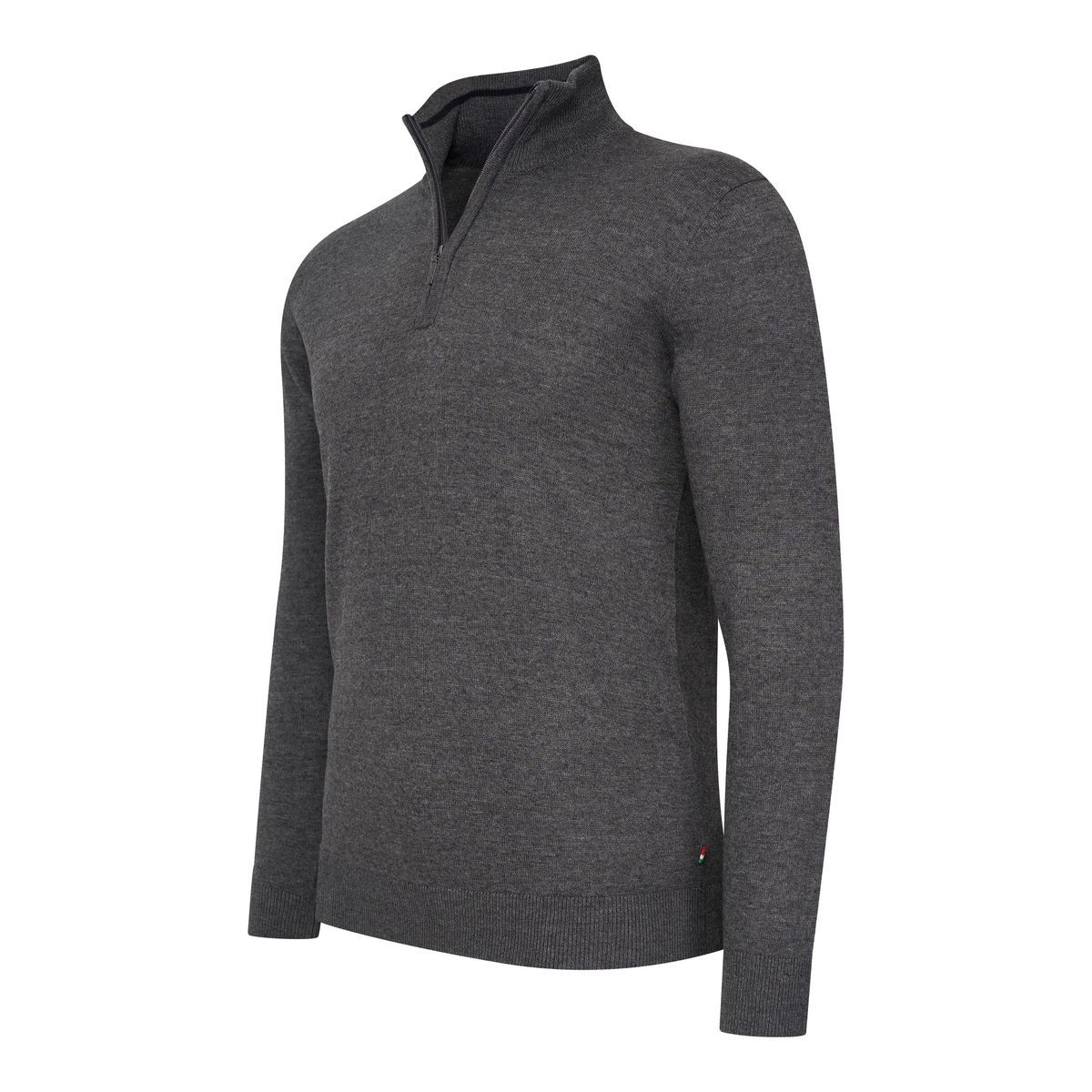 Herren Strickpullover mit Reißverschluss