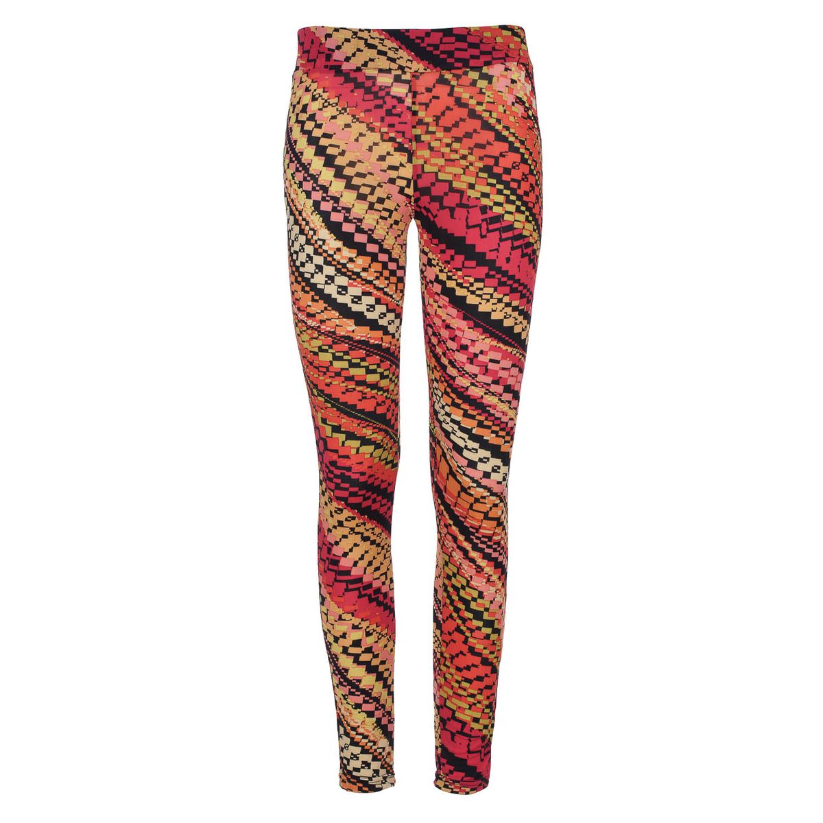 Knöchellange Leggings mit geometrischem Muster