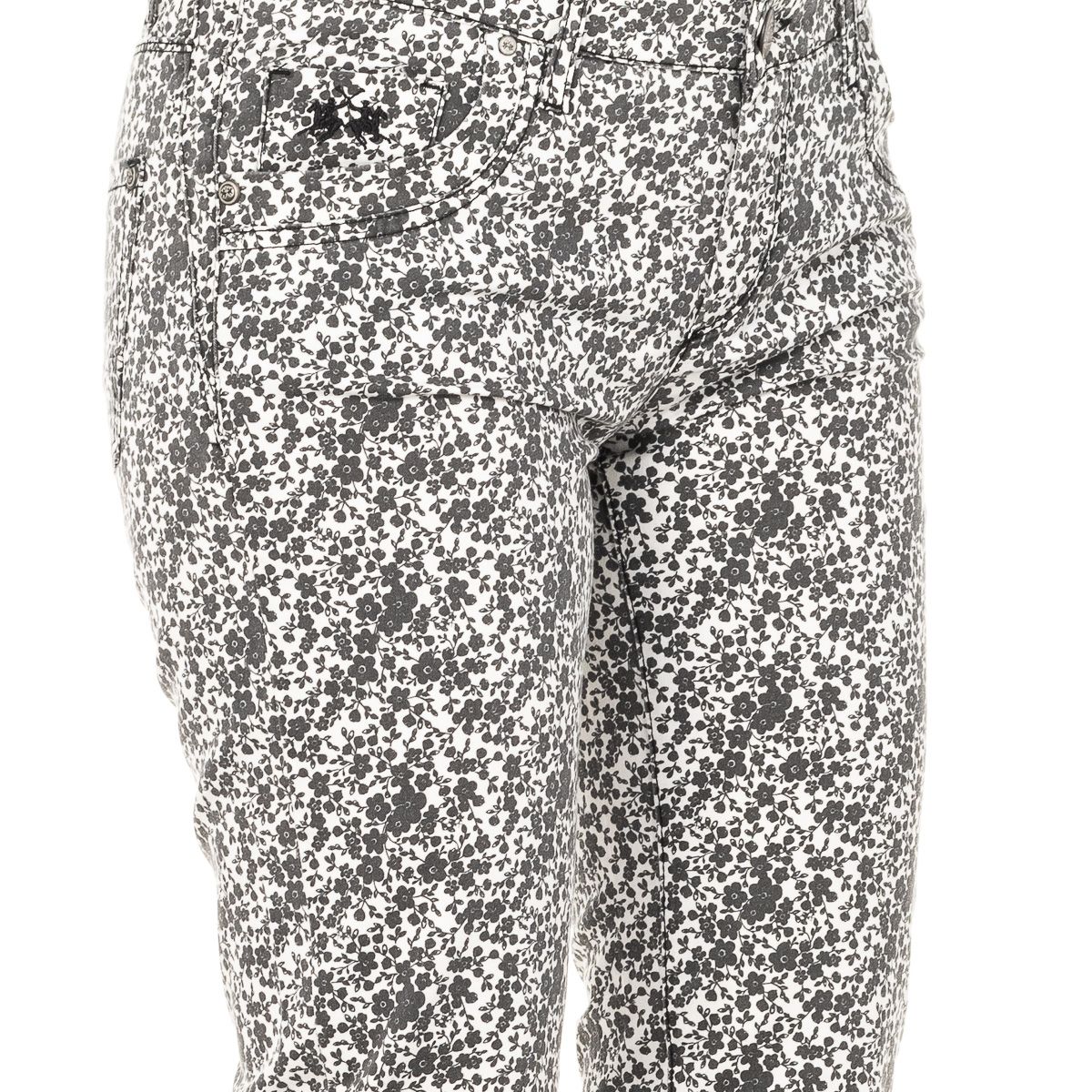 Skinny-Hose mit Blumenmuster