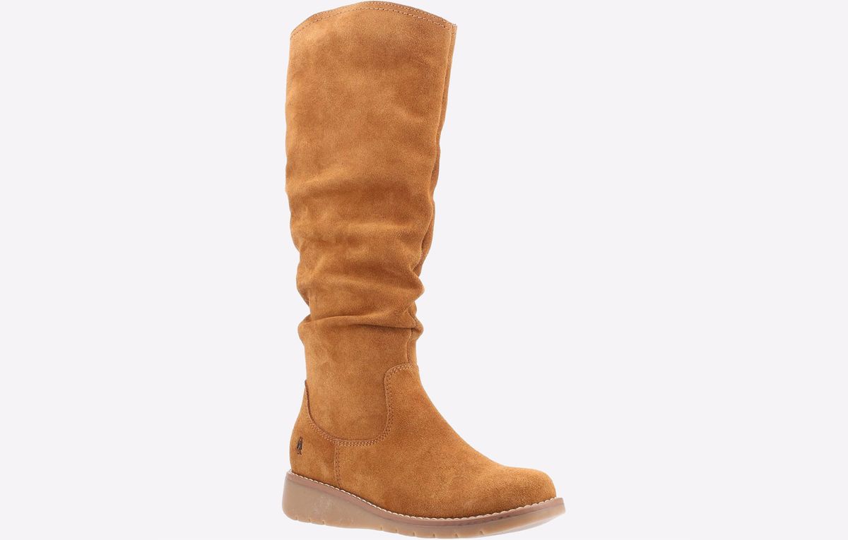 Kniehohe Stiefel aus Wildleder