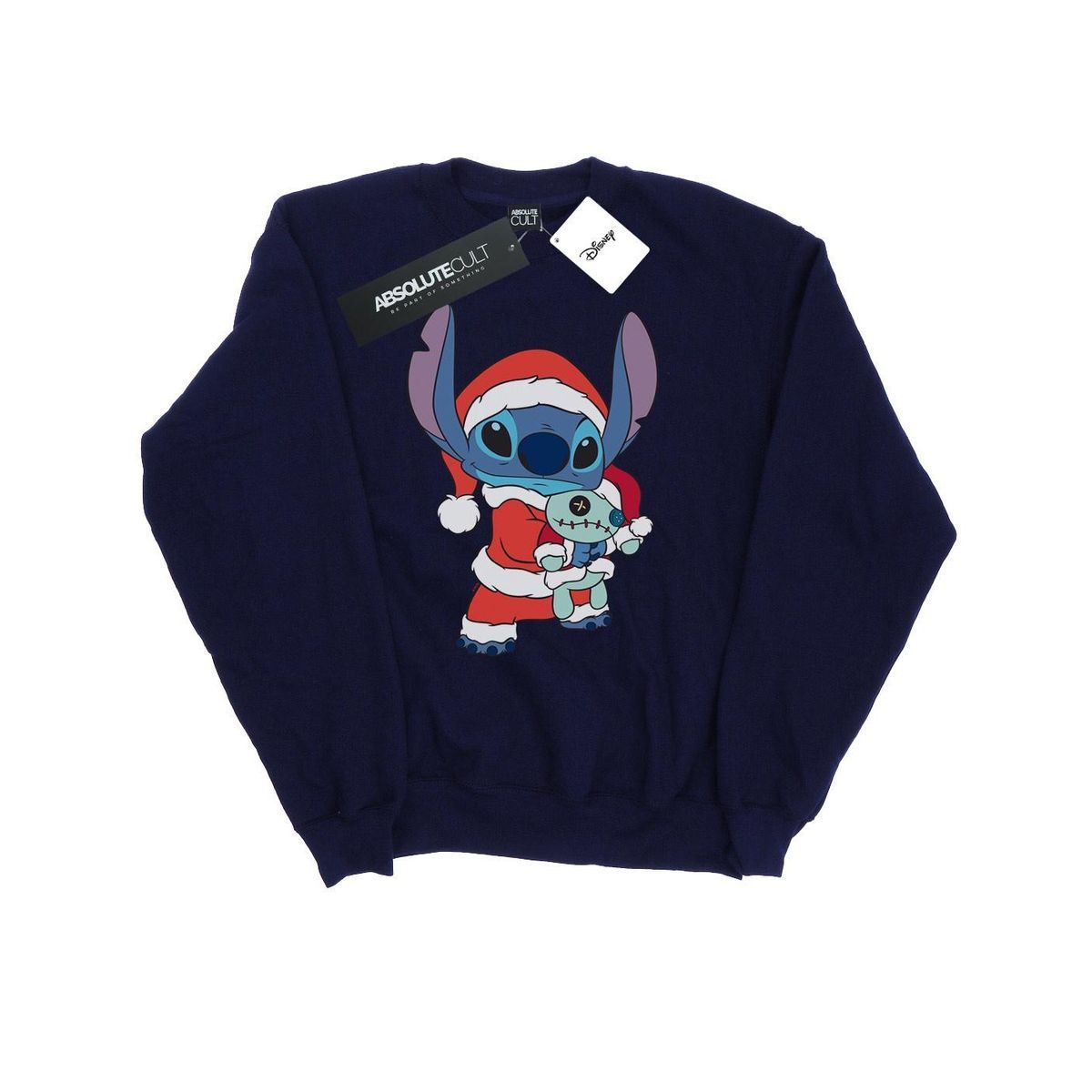 Stitch Weihnachtspullover mit Rundhalsausschnitt