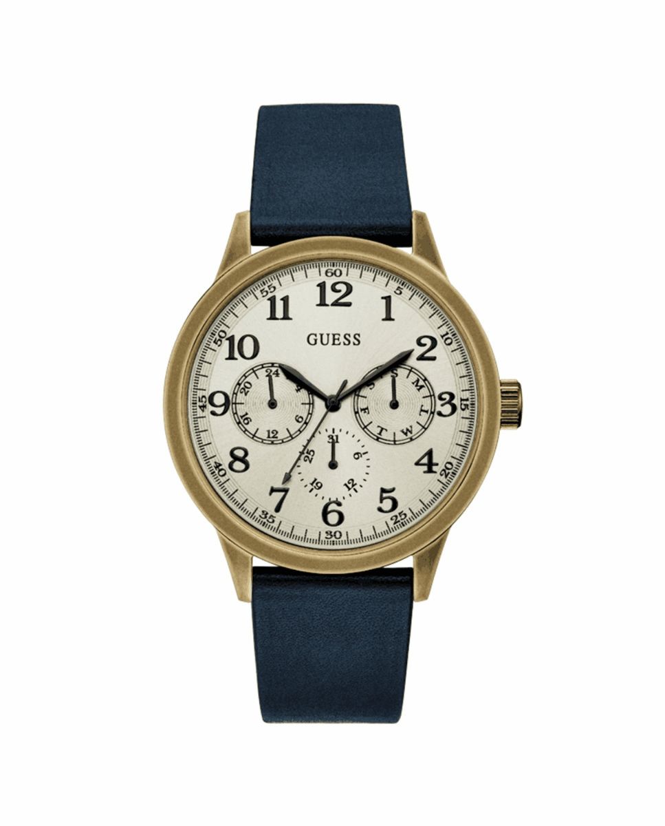 Herrenuhr Goldfarben Multifunktion